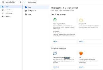 Miniatura Vertex AI Agent Builder